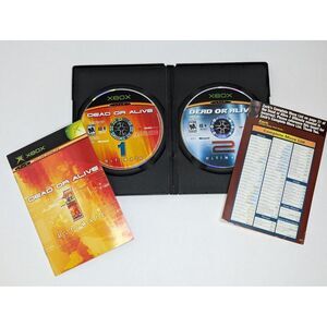 Original Xbox Dead Or Alive 1 Ultimate W/ Manual & 2 Ultimate W/ Move List WORKS